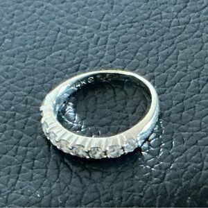 White gold ring
